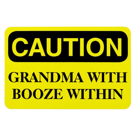 クルーズキャビンおもしろいドアマグネット – おばあちゃんのブーゼ マグネット (横)