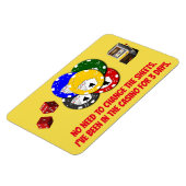 クルーズキャビンおもしろいドアマグネット – カジノ マグネット (左側)