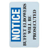 クルーズキャビンおもしろいドアマグネット – ビュッフェ マグネット (縦)