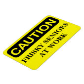 クルーズキャビンおもしろいドアマグネット – フリスキーシニア マグネット (左側)