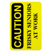 クルーズキャビンおもしろいドアマグネット – フリスキーシニア マグネット (縦)