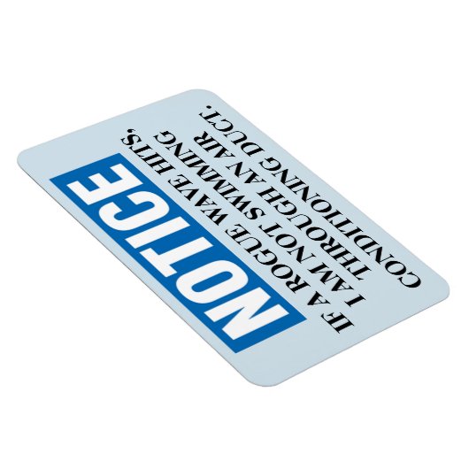 クルーズキャビンおもしろいドアマグネット – ローグウェーブ マグネット (右側)