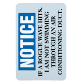 クルーズキャビンおもしろいドアマグネット – ローグウェーブ マグネット (縦)