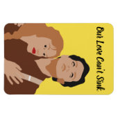 クルーズキャビンおもしろいドアマグネット – 私たちの愛 マグネット (横)