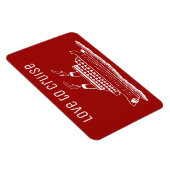 クルーズキャビンのステートルームドアマーカーラブトゥクルーズ マグネット (右側)