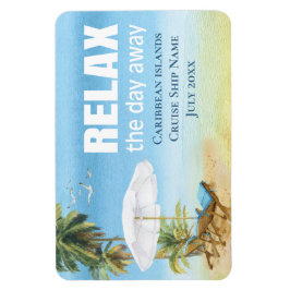 クルーズキャビンカリブのステートルームドアマーカー マグネット