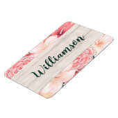 クルーズキャビンドアファミリー懇親会モノグラムフラワーズ マグネット (左側)