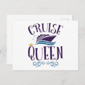 クルーズクイーンキュートクルージング女子 ポストカード (正面/裏面)