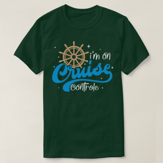 クルーズクルーズ船に乗っている Tシャツ (デザイン正面)