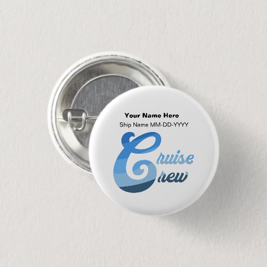 クルーズクルー 缶バッジ (正面&裏面)