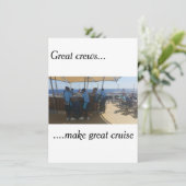 クルーズグリーティングカード – ありがとうございます サンキューカード (スタンド正面)