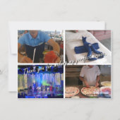 クルーズグリーティングカード – ありがとうございます サンキューカード (裏面)