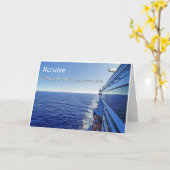 クルーズグリーティングカード カード (黄色い花)