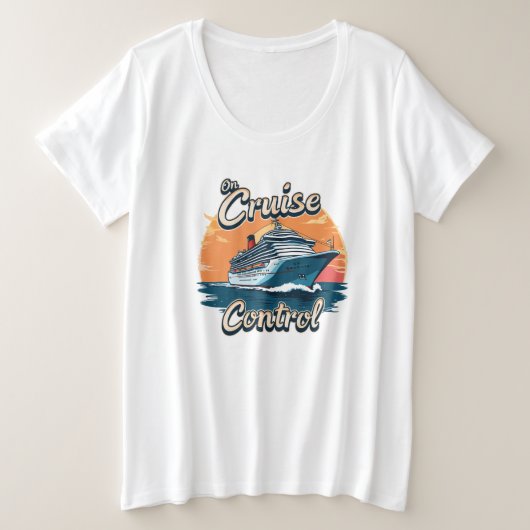 クルーズコントロール プラスサイズTシャツ (デザイン正面)