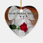 クルーズサンセットデザイン – あなたの大事な行事テンプレート セラミックオーナメント (裏面)