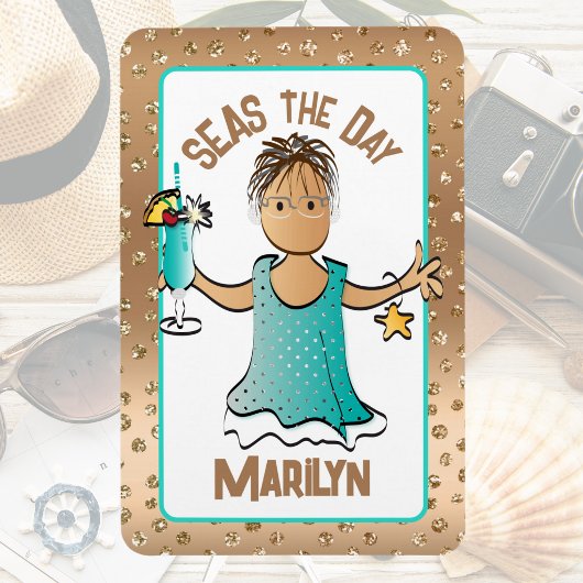 クルーズシップおもしろいドアシーズザデイバケーション マグネット