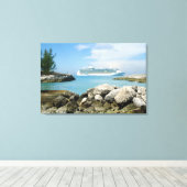 クルーズシップアットコケイ キャンバスプリント (インサイチュ (ウッドフロア))