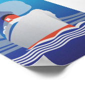 クルーズシップアールデコヴィンテージポスター ポスター (角)