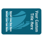 クルーズシップインブルースヴェルティクルカスタム マグネット (横)