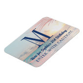 クルーズシップドア誕生日グルーパーソナライズされたプ マグネット (左側)