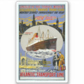 クルーズシップニューヨークスカイライン&ロンドン通り シール (正面)