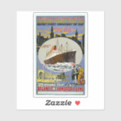 クルーズシップニューヨークスカイライン&ロンドン通り シール (シート)