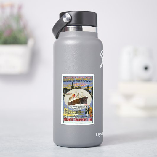 クルーズシップニューヨークスカイライン&ロンドン通り シール (HydroFlask)