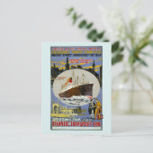 クルーズシップニューヨークスカイライン&ロンドン通り ポストカード (スタンド正面)