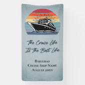 クルーズシップバハマキャビンステートルームドアデコール 横断幕 (縦)