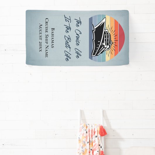 クルーズシップバハマキャビンステートルームドアデコール 横断幕 (インサイチュ)