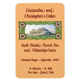 クルーズシップフローラフレーム状態室ドアマーカー マグネット