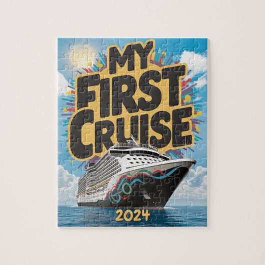 クルーズシップマイファーストクルーズカスタム ジグソーパズル (縦)