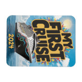 クルーズシップマイファーストクルーズカスタム マグネット (横)