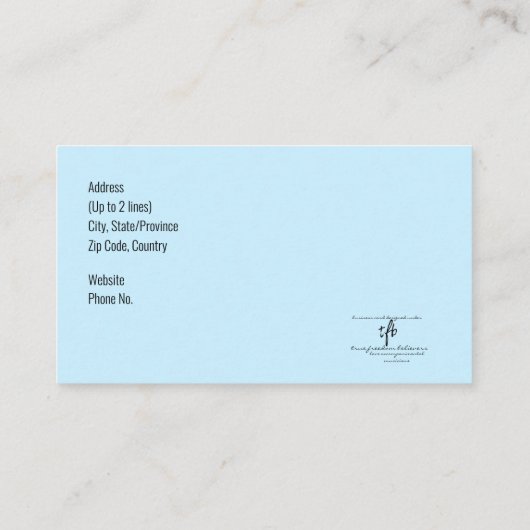 クルーズシップミュージシャンアルトサクソフォンオンビーチ 名刺 (裏面)