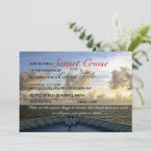 ©クルーズシップヨットボートサンセットパーティー  招待状 (スタンド正面)