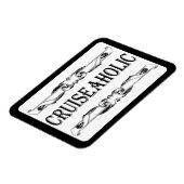 クルーズシップ中毒性ステートルームキャビンドアサイン マグネット (左側)