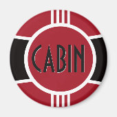 クルーズシップ客室ステートルームドアマーカーFInder マグネット (正面)