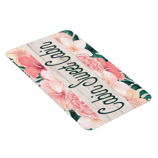 クルーズシップ客室ドア花素朴木 マグネット (右側)