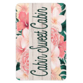 クルーズシップ客室ドア花素朴木 マグネット (縦)