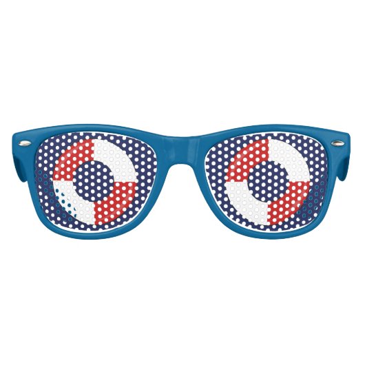 クルーズシップ航海のライフブイクルージング キッズサングラス (正面)