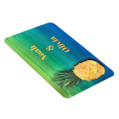 クルーズシップPineappleステートルームドアモノグラムサイン マグネット (右側)