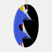 クルーズシップVintageポスター海ライナー セラミックオーナメント (右)