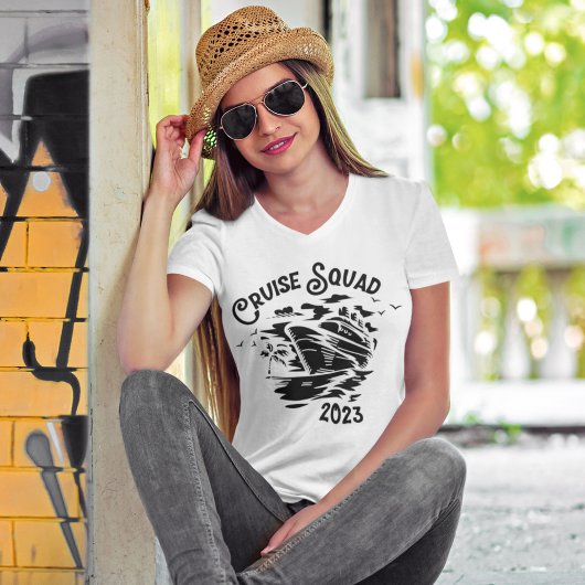 クルーズスクワッドカスタムファミリーグループバケーション Tシャツ