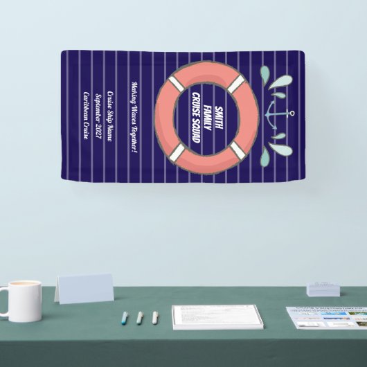 クルーズスクワッドファミリー 横断幕 (トレードショー)