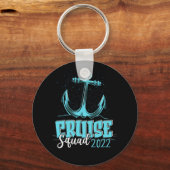 クルーズスクワッド2022休暇パーティートリップクルーズシップ キーホルダー (正面)