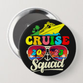 クルーズスクワッド2023ファミリークルーズバケーションファミリー 缶バッジ (正面&裏面)