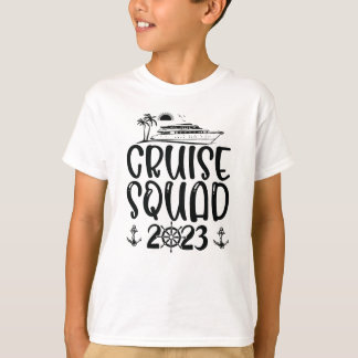 クルーズスクワッド2023家族旅行Tシャツ Tシャツ