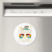 クルーズスクワッド2024クルージングバケーションサークル マグネット (インサイチュ (食洗機))