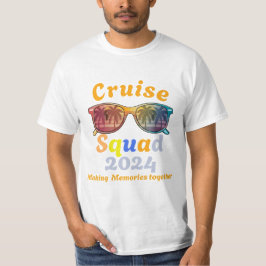 クルーズスクワッド2024クルージングバケーションメンズTシャツ Tシャツ