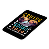 クルーズスクワッド2024ファミリーバケーションマッチンググループ マグネット (左側)